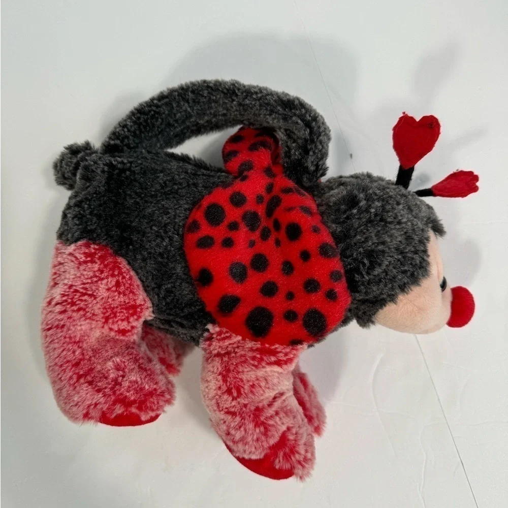 Plushies Huggable Purse lady bug Plush -Handbag clutch